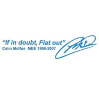 If in Doubt Go Flat Out (Blue)