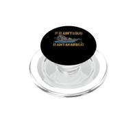 If It Ain't Loud It Ain't An Airboat Funny Airboating PopSockets PopGrip for MagSafe