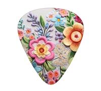 If it blooms soon. Stylish and durable guitar picks, three types of thin, medium and heavy guitar picks (12 pieces), suitable for guitar, bass, electric guitar, ukulele,