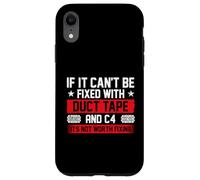 If It Can't Be Fixed With Duct Tape And C4 - Combat Engineer Case for iPhone XR