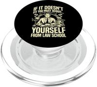 If it doesnt fit you must Acquit yourself from Law School PopSockets PopGrip for MagSafe