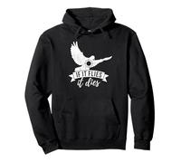 IF IT FLIES IT DIES Funny Dove Hunting Pullover Hoodie