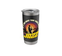 If It Has More Than Three Chords Saxophone Player Jazz Music Stainless Steel Insulated Tumbler