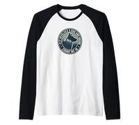 If It Involves A Dog and Hiking Count Me in | Funny Hiking Raglan Baseball Tee