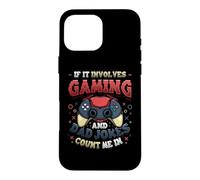 If It Involves Gaming And Dad Jokes Count Me In Gamer Dad Case for iPhone 16 Pro Max