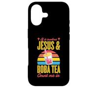If It Involves Jesus And Boba Tea Count Me In Case for iPhone 17