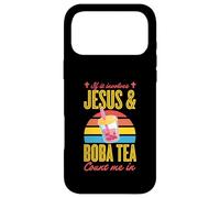 If It Involves Jesus And Boba Tea Count Me In Case for iPhone 17 Pro Max