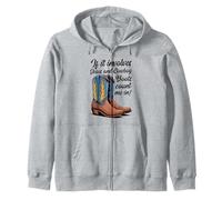 If It Involves Jesus And Cowboy Boots Cute Christian Country Zip Hoodie