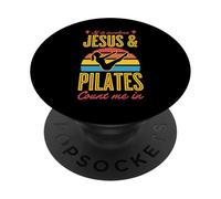 If It Involves Jesus And Pilates Count Me In PopSockets Adhesive PopGrip