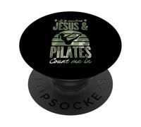 If It Involves Jesus And Pilates Count Me In PopSockets Adhesive PopGrip