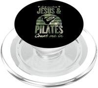 If It Involves Jesus And Pilates Count Me In PopSockets PopGrip for MagSafe