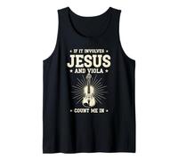 If It Involves Jesus and Viola Count Me in Tank Top