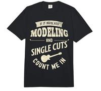 If It Involves Modeling and Single Cuts Count Me in Guitar Comfort Colors Adult Heavyweight T-Shirt
