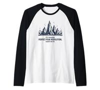 If It Involves Perfect Peak Resolution Chromatography Raglan Baseball Tee