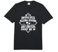 If It Involves Scuba and Lobsters Count Me in | Shark Diving Comfort Colors Adult Heavyweight T-Shirt