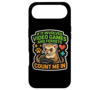 If It Involves Video Games And Ferrets Count Me In Gamer Fun Case for iPhone Air