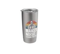 If It Makes Noise I Can Fix It Mechanic Joke Stainless Steel Insulated Tumbler