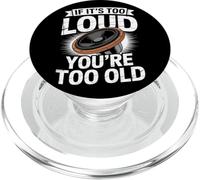If It’s Loud You’re Too Old Audio Engineer PopSockets PopGrip for MagSafe