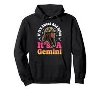 If It’s Sweet And Spicy It’s A Gemini African American Loc'd Pullover Hoodie