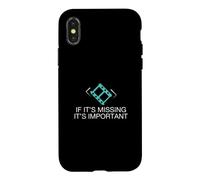 If It's Missing It's Important Film Editing For Video Editor Case for iPhone X/XS
