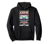 If It's Not Anime Video Games Or Food I Don't Care Kawaii Pullover Hoodie