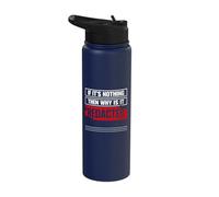 If Its Nothing Then Why is It Redacted Classified File Style Stainless Steel Insulated Water Bottle