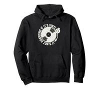 If It's Vinyl It's Not Hoarding Music Pullover Hoodie