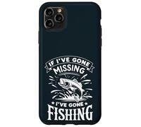 If I've Gone Missing I've Gone Fishing - Retro Funny Angler Case for iPhone 11 Pro Max