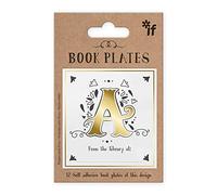 IF Letter Book Plates, Personalised - Letter A