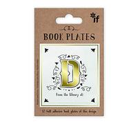 IF Letter Book Plates, Personalised - Letter D