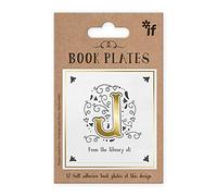 IF Letter Book Plates, Personalised - Letter J