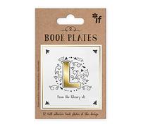 IF Letter Book Plates, Personalised - Letter L