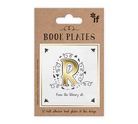 IF Letter Book Plates, Personalised - Letter R