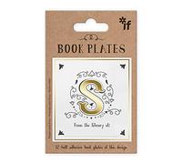 IF Letter Book Plates, Personalised - Letter S