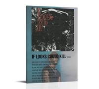 If Looks Could Kill-Destroy LonelyWaterproof And Stain Resistant Decorative Paintings Living Room Bedroom, Office Hanging Paintings Free Framing High-definition Posters Creative Home DecorFrame-style1