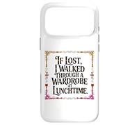 IF LOST I WALKED THROUGH A WARDROBE AT LUNCHTIME Case for iPhone 17 Pro Max