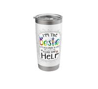If Lost or Drunk Please Return to Bestie Funny Help tie dye Stainless Steel Insulated Tumbler