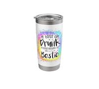 If Lost or Drunk Please Return to Bestie Funny Love tie dye Stainless Steel Insulated Tumbler