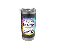 If Lost or Drunk Please Return to Bestie Funny Love tie dye Stainless Steel Insulated Tumbler