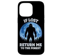 If Lost Return Me To The Forest Bigfoot Sasquatch Moon Case for iPhone 14 Pro Max