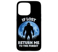 If Lost Return Me To The Forest Bigfoot Sasquatch Moon Case for iPhone 15 Pro Max