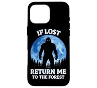 If Lost Return Me To The Forest Bigfoot Sasquatch Moon Case for iPhone 16 Pro Max