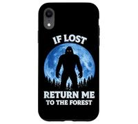 If Lost Return Me To The Forest Bigfoot Sasquatch Moon Case for iPhone XR