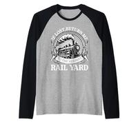 If Lost Return Me To The Nearest Rail Train Lover Raglan Baseball Tee