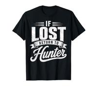 if Lost Return to Hunter Couples Funny Matching Value Graphic T-Shirt