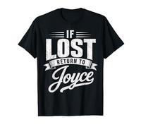 if Lost Return to Joyce Couples Funny Matching Value Graphic T-Shirt