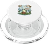 If Lost Return To The Pond Travel Naturecore Frog Lover PopSockets PopGrip for MagSafe