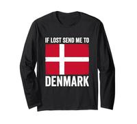 If Lost Send Me to Denmark Long Sleeve T-Shirt