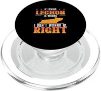 If Loving Lechon Is Wrong I Don't Wanna Be Right Lechon Fans PopSockets PopGrip for MagSafe