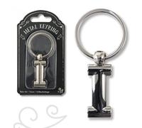 if Metal Personalised Alphabet Letters I Keyring, 7 cm, Silver